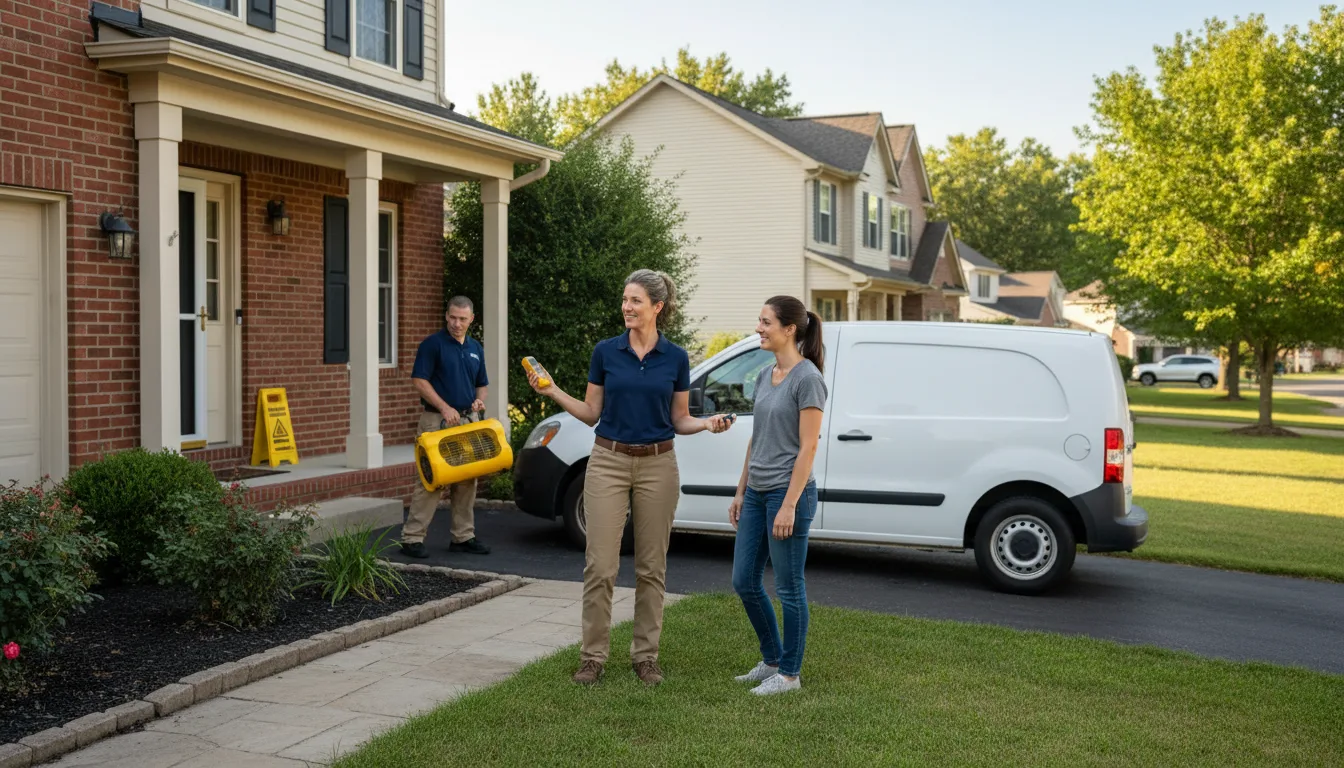 Residential water damage restoration in Ellenton, FL